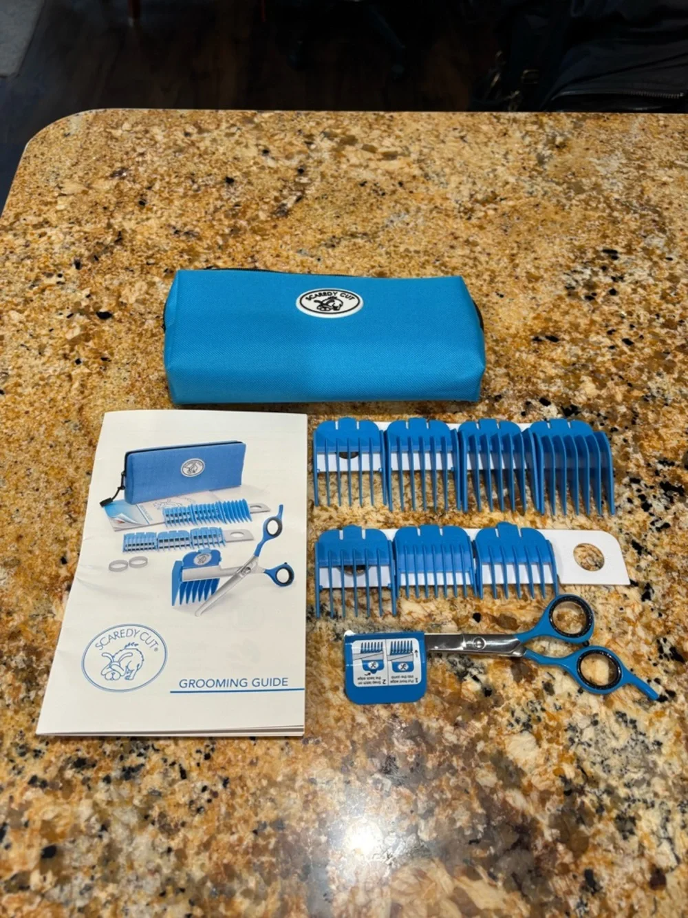 Scaredy Cut Silent Clipper + Dematting comb pet grooming kit